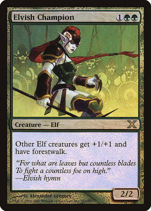 Elvish Champion - Foil