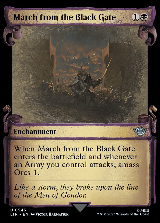 March from the Black Gate (Showcase)