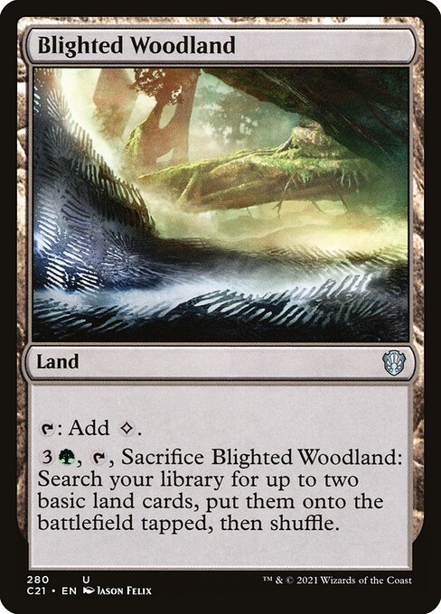 Blighted Woodland - Nonfoil