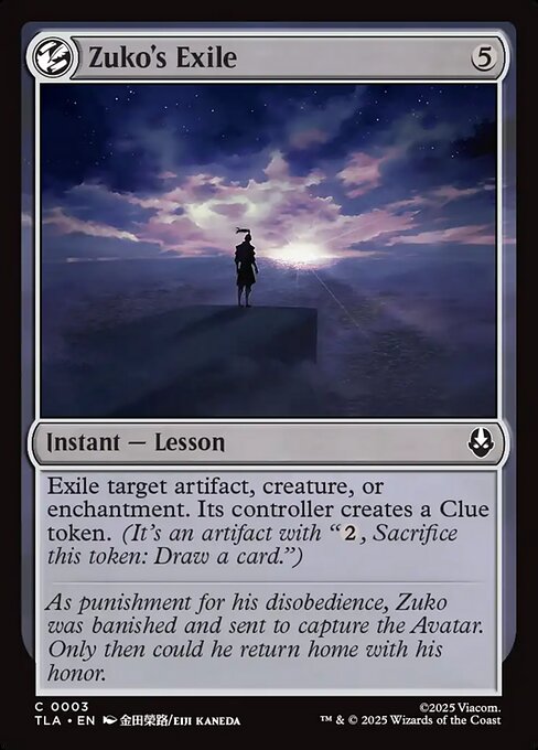 Zuko's Exile - Nonfoil