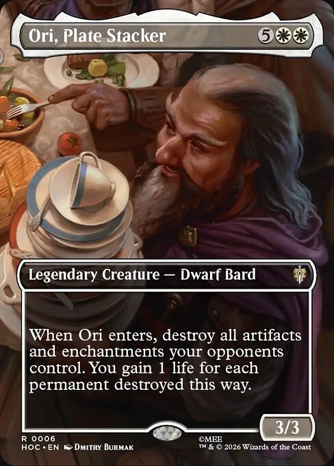 Ori, Plate Stacker