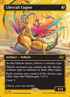 Lifecraft Engine (Borderless - Gold Foil)