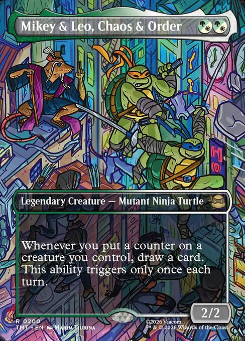Mikey & Leo, Chaos & Order - Nonfoil