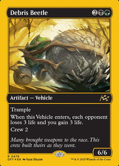 Debris Beetle (Gold Foil)