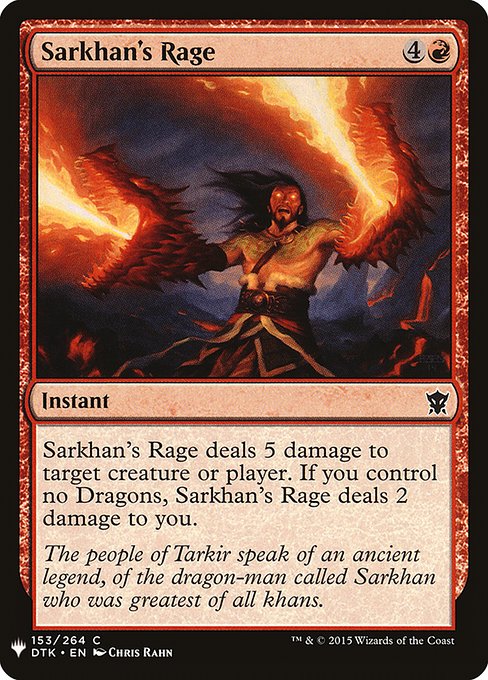 Sarkhan's Rage - Nonfoil