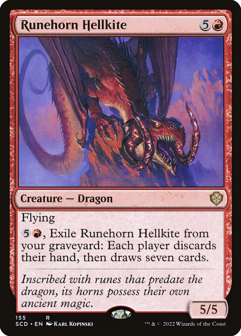Runehorn Hellkite - Nonfoil