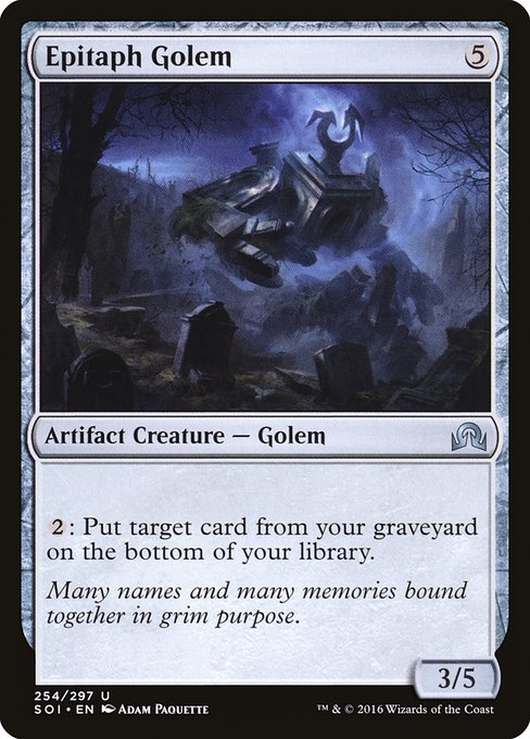 Epitaph Golem - Nonfoil