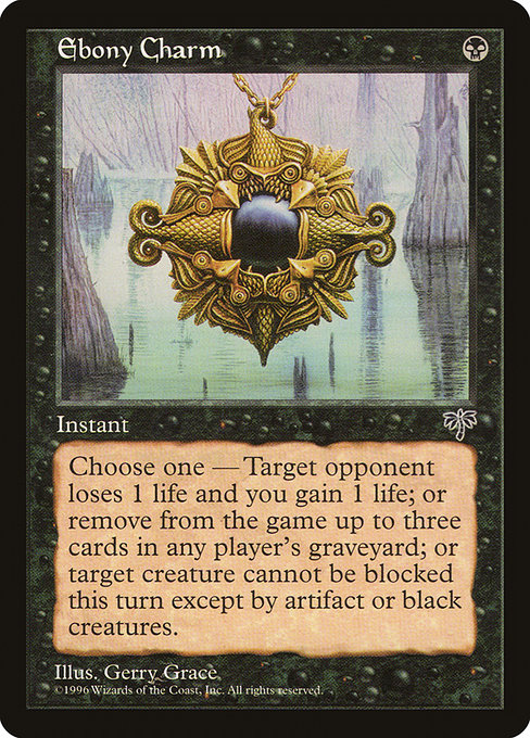Ebony Charm - Nonfoil