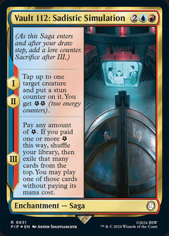 Vault 112: Sadistic Simulation (Surge Foil)