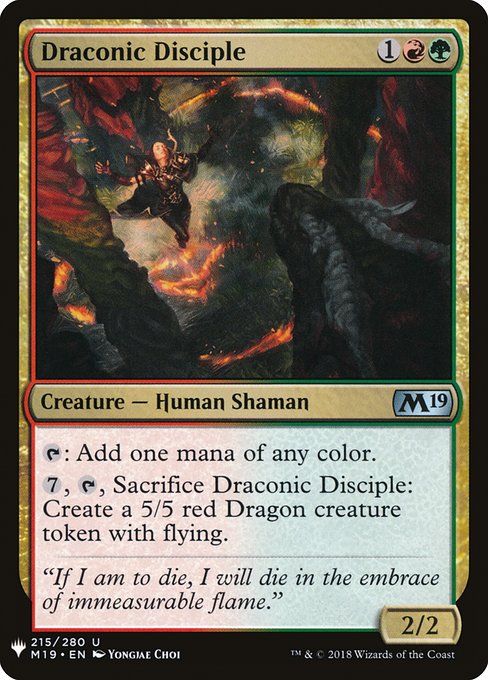 Draconic Disciple - Nonfoil