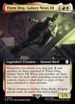 Three Dog, Galaxy News DJ (Extended Art - Surge Foil)