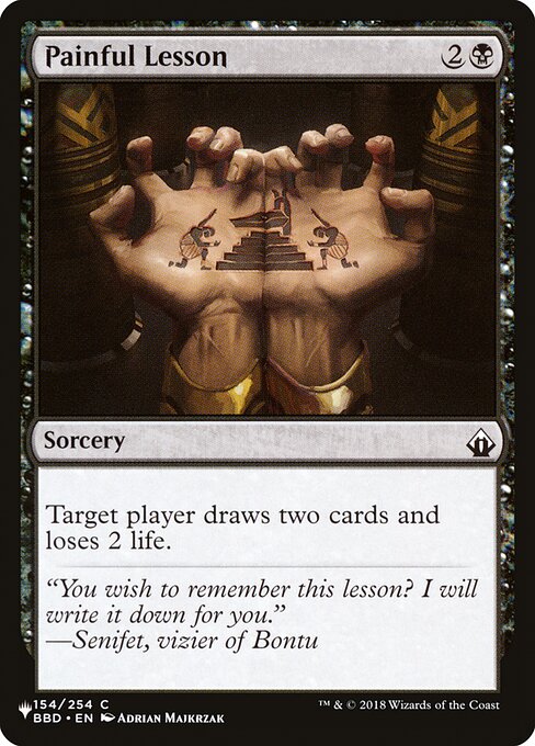 Painful Lesson - Nonfoil