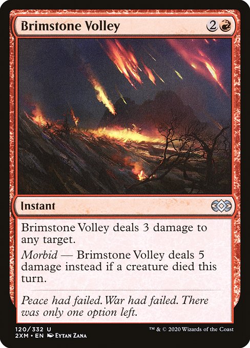 Brimstone Volley - Nonfoil