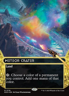 Meteor Crater (Borderless - Galaxy Foil)