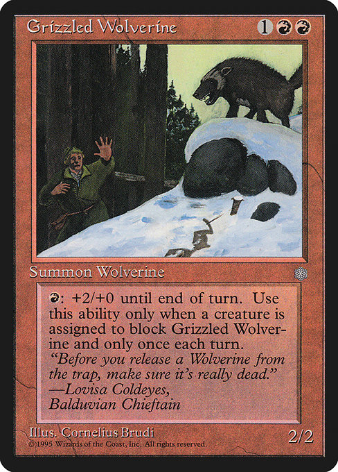Grizzled Wolverine - Nonfoil
