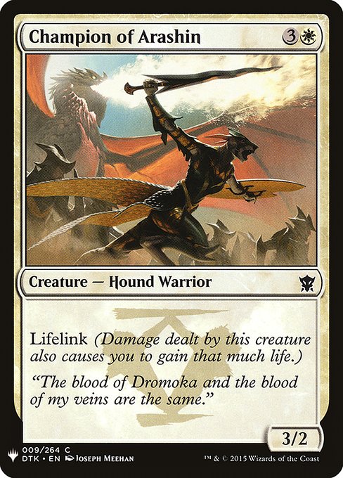 Champion of Arashin - Nonfoil