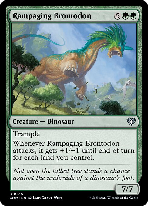 Rampaging Brontodon - Nonfoil