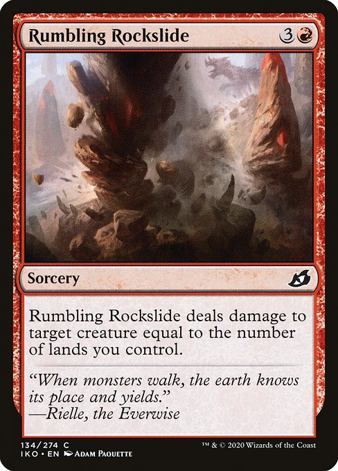 Rumbling Rockslide - Nonfoil