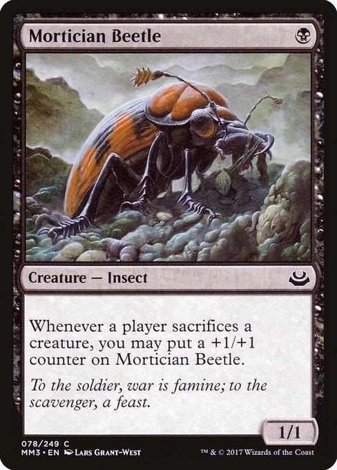 Mortician Beetle - Nonfoil