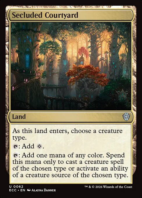 Secluded Courtyard - Nonfoil