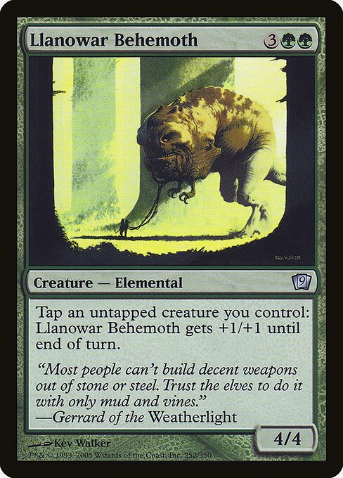 Llanowar Behemoth - Foil
