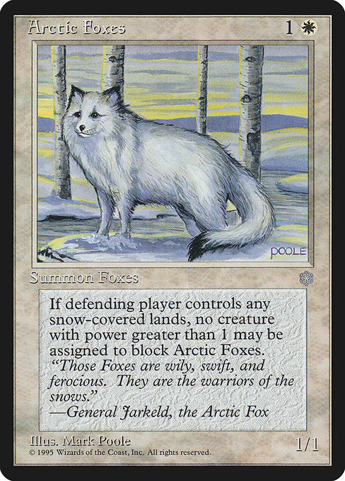 Arctic Foxes - Nonfoil