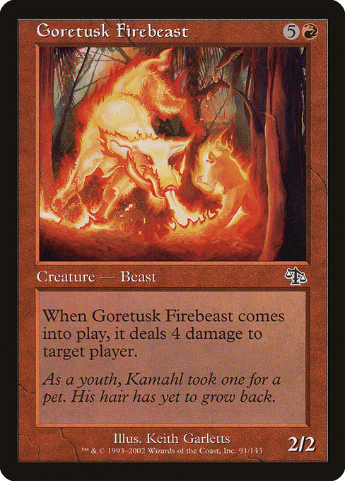 Goretusk Firebeast - Nonfoil