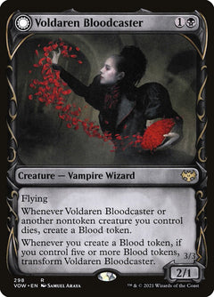 Voldaren Bloodcaster // Bloodbat Summoner (Showcase)