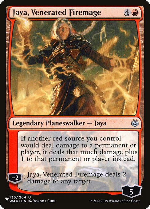 Jaya, Venerated Firemage - Nonfoil