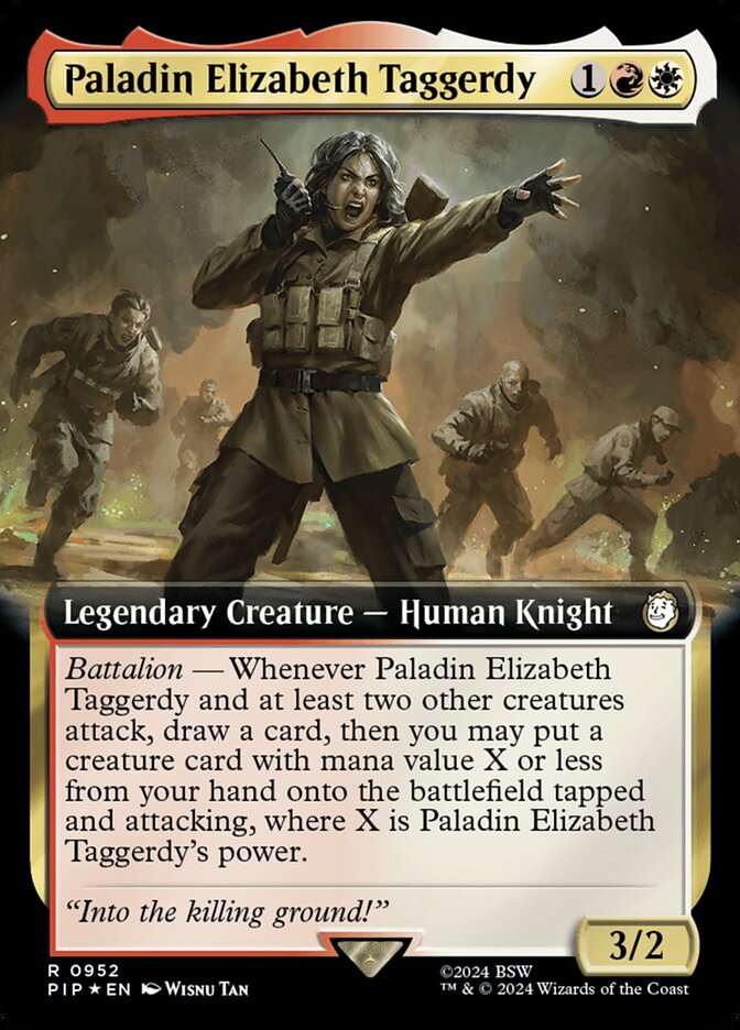 Paladin Elizabeth Taggerdy (Extended Art - Surge Foil)