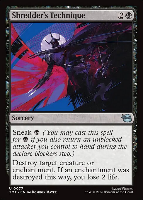 Shredder's Technique - Nonfoil