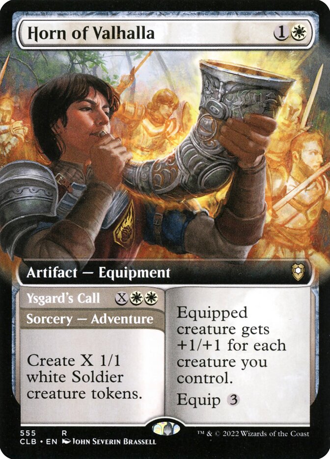 Horn of Valhalla // Ysgard's Call (Extended Art)