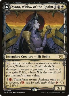 Ayara, Widow of the Realm // Ayara, Furnace Queen (Showcase)