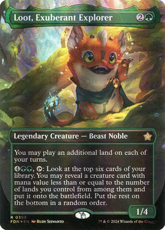 Loot, Exuberant Explorer (Borderless - Mana Foil)