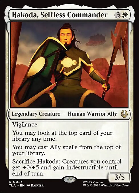 Hakoda, Selfless Commander - Nonfoil