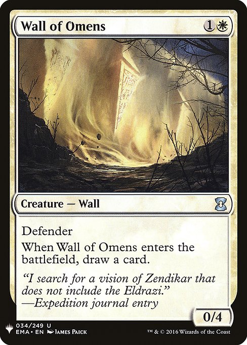 Wall of Omens - Nonfoil