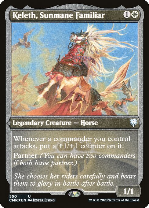 Keleth, Sunmane Familiar - Etched
