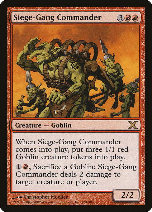 Siege-Gang Commander - Nonfoil