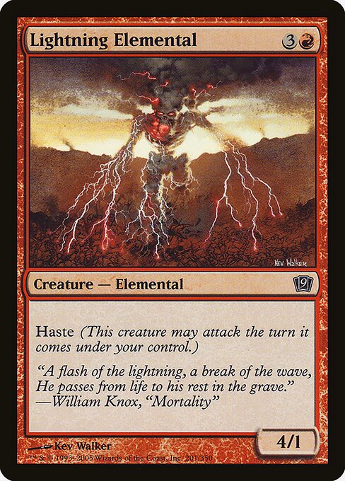 Lightning Elemental - Foil