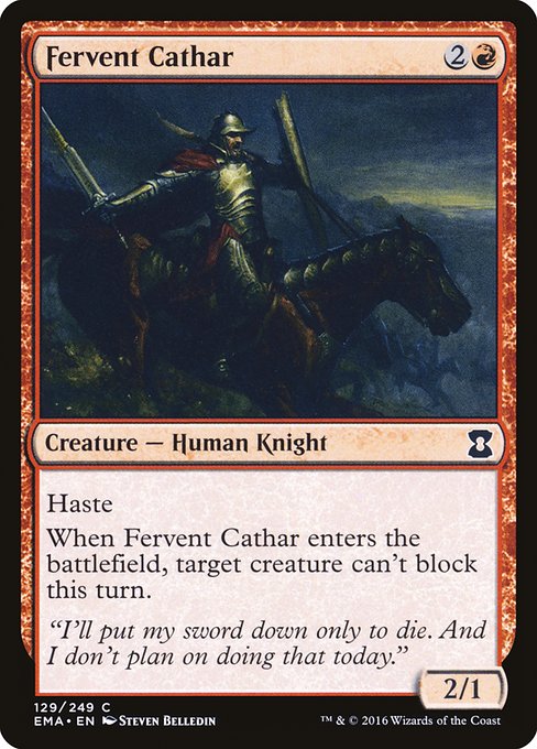 Fervent Cathar - Nonfoil