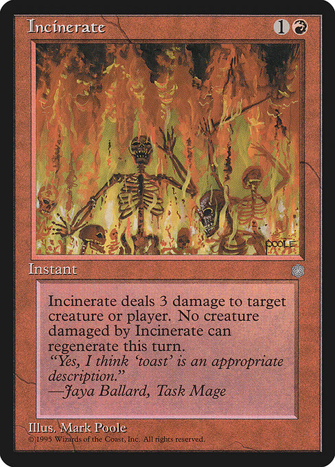 Incinerate - Nonfoil
