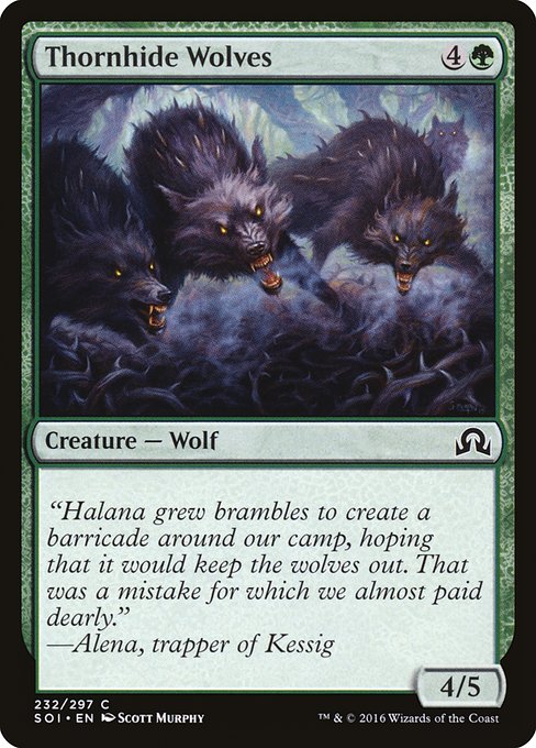 Thornhide Wolves - Nonfoil