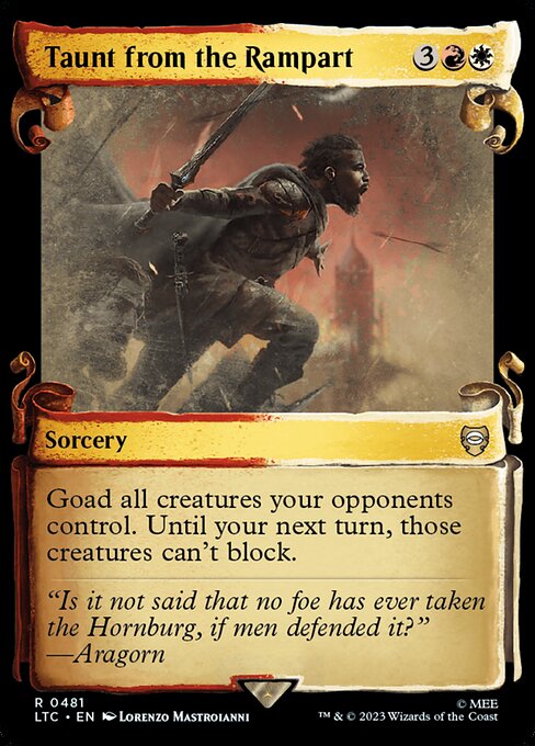 Taunt from the Rampart - Nonfoil