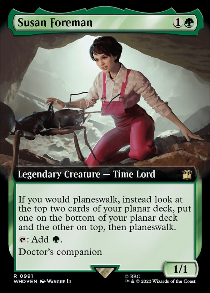 Susan Foreman (Extended Art - Surge Foil)