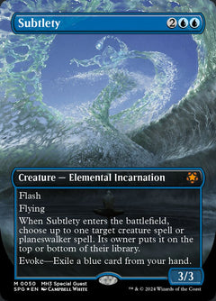 Subtlety (Special Guests - Textured Foil)