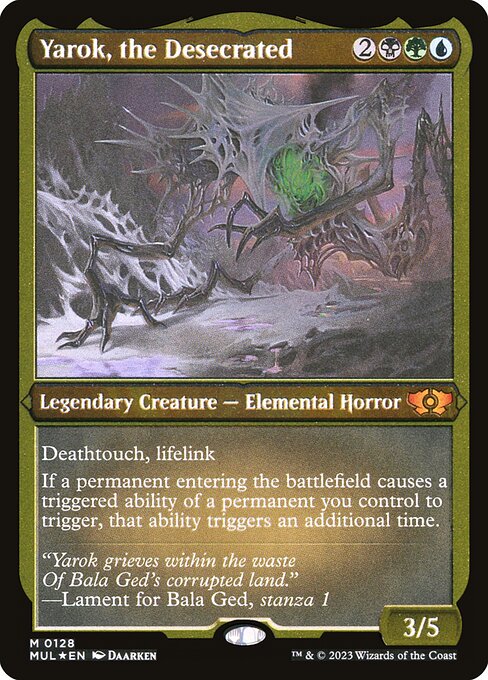 Yarok, the Desecrated - Etched
