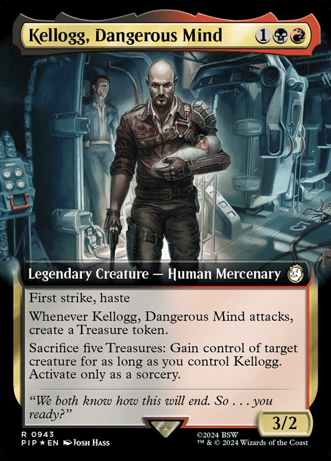 Kellogg, Dangerous Mind (Extended Art - Surge Foil)