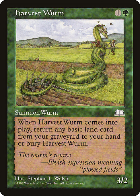 Harvest Wurm - Nonfoil
