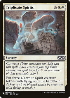 Triplicate Spirits (M15-40)