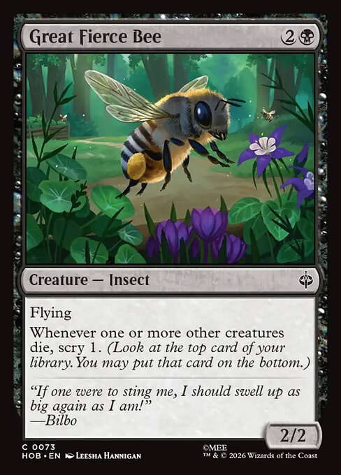 Great Fierce Bee